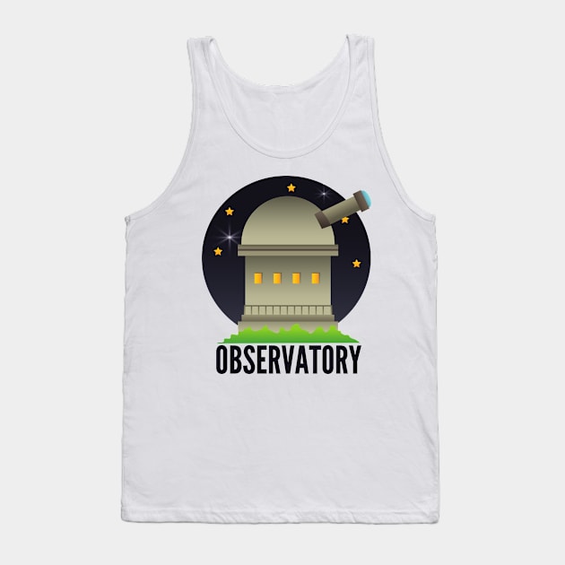 Arecibo Observatory logo Tank Top by yassinebd